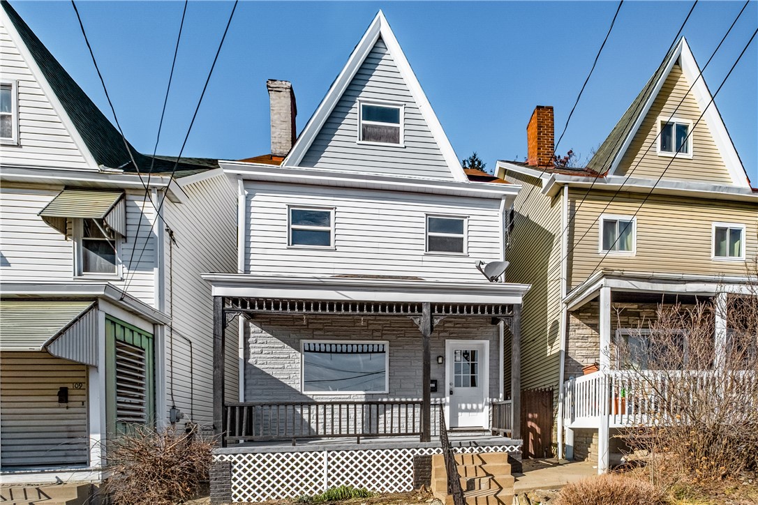 Exterior of 107 John St, Pittsburgh, PA 15210
