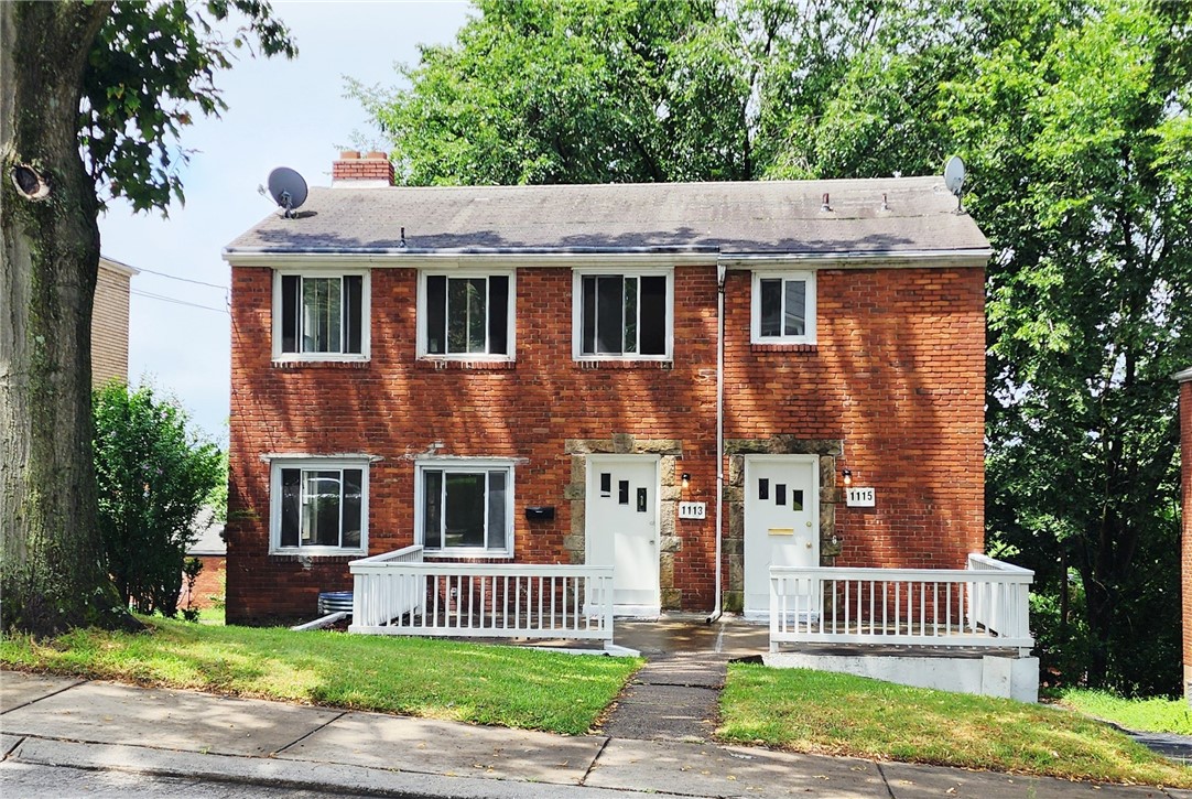 Exterior of 1113-1115 Woodbine St, Pittsburgh, PA 15201