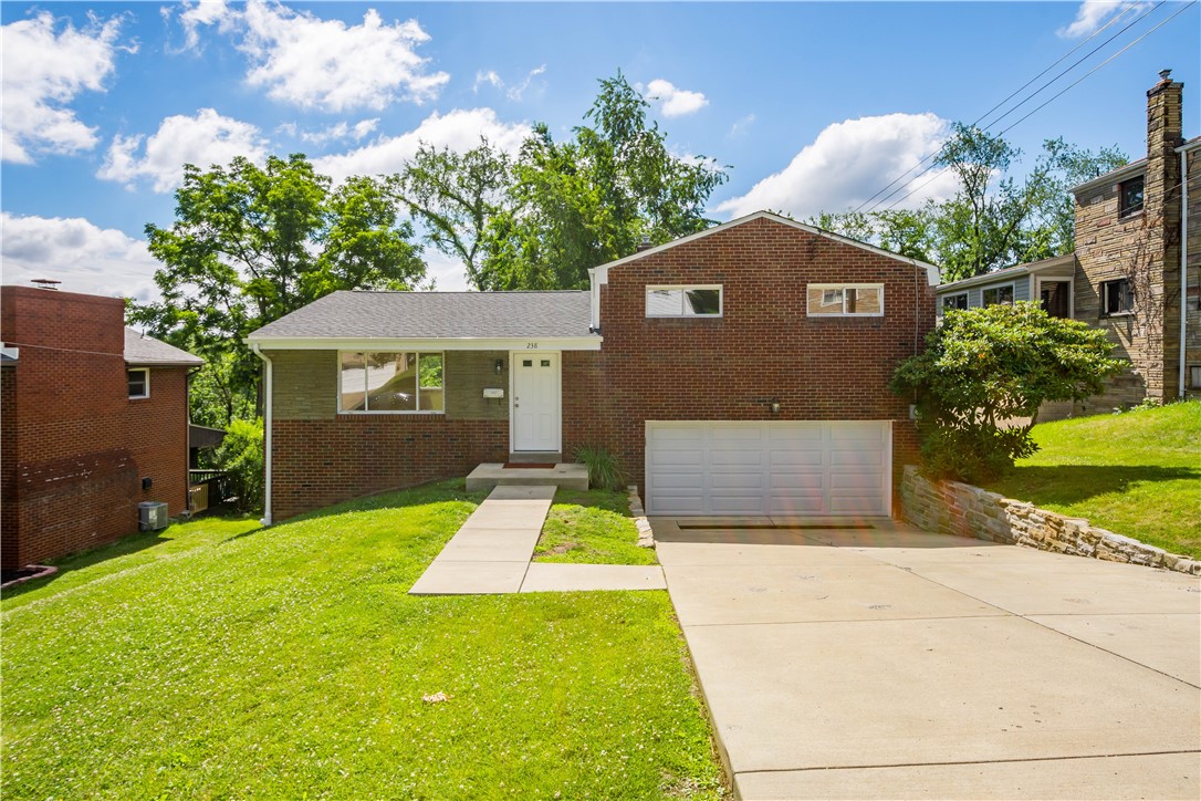 Exterior of 238 Santa Fe Dr, Bethel Park, PA 15102