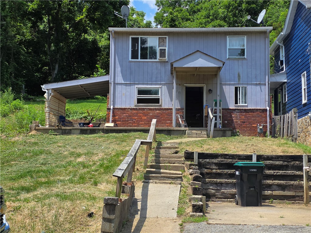 Exterior of 15 Coal St, Dunlevy, PA 15432