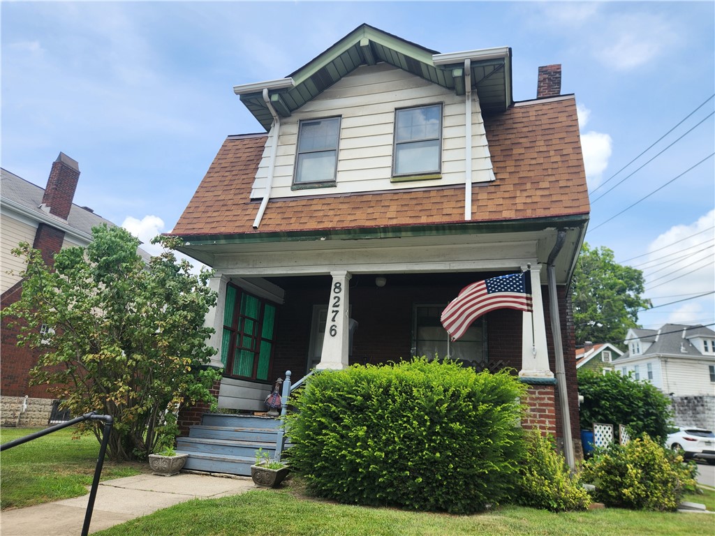 Exterior of 8276 Ohio River Blvd, Bellevue, PA 15202