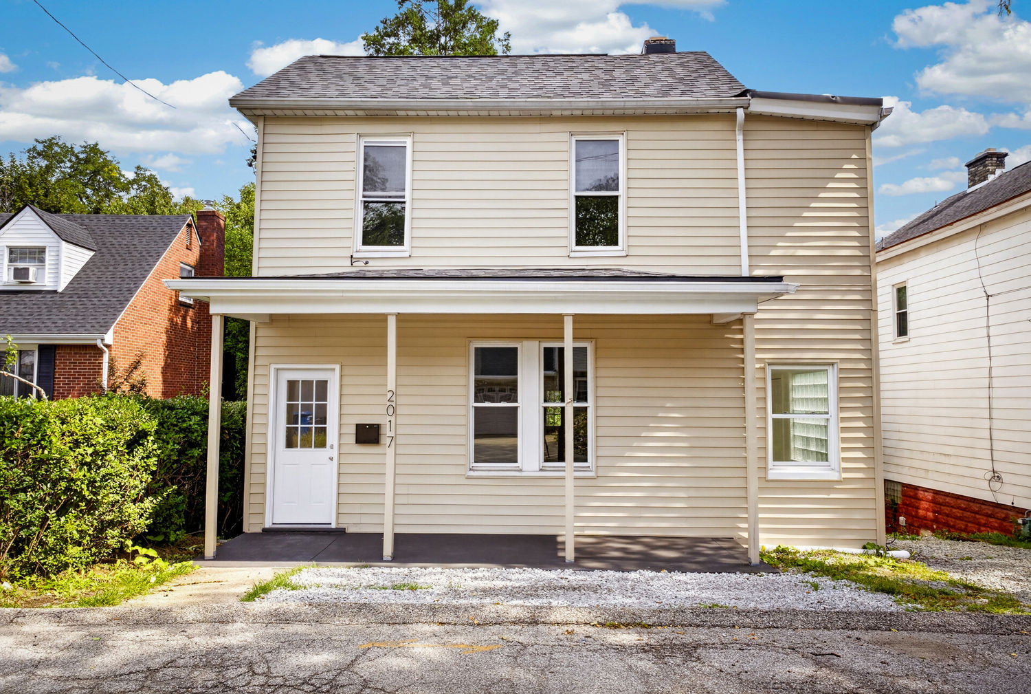 Exterior of 2017 Dowling St., Pittsburgh, PA 15210