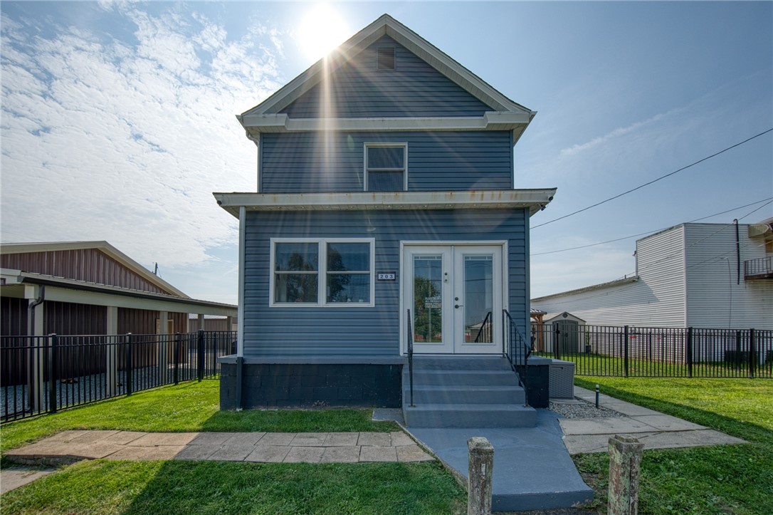 Exterior of 203 Harmony St, Perryopolis, PA 15473