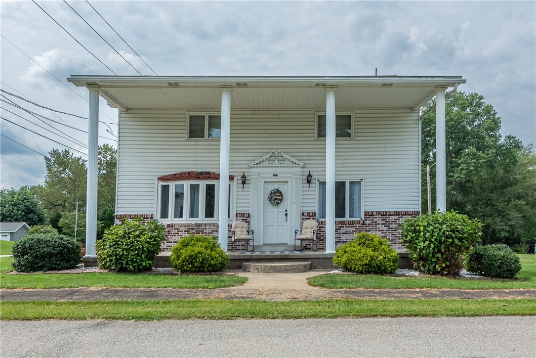 Exterior of 146 Carmichaels Street, Rices Landing Boro, PA 15357