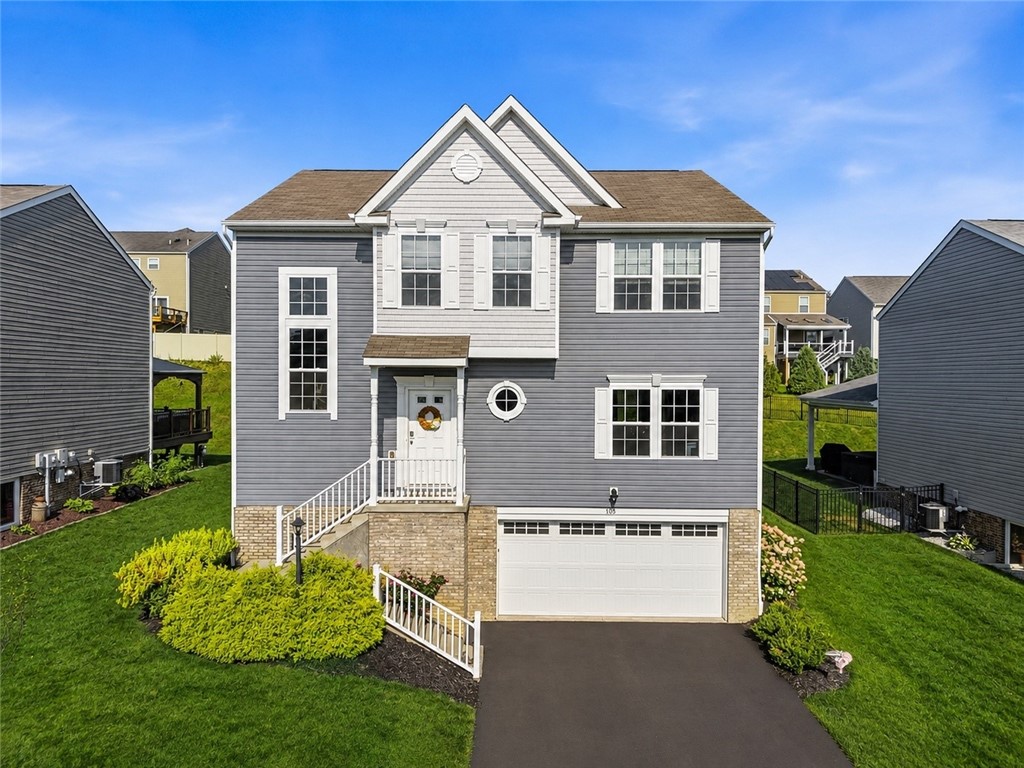 Exterior of 108 Dutch Creek Dr, Zelienople, PA 16063