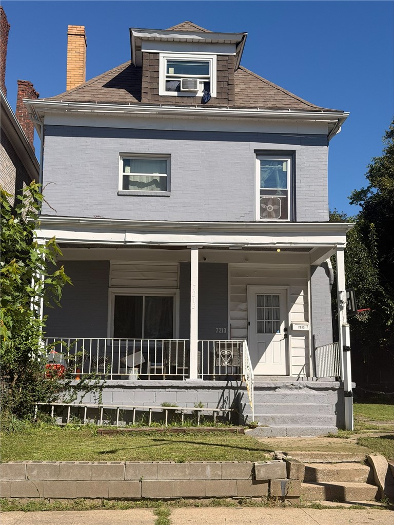 Exterior of 7213 Race St, Pittsburgh, PA 15208