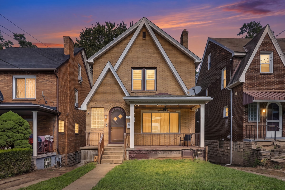 Exterior of 6533 Rosemoor Street, Pittsburgh, PA 15217