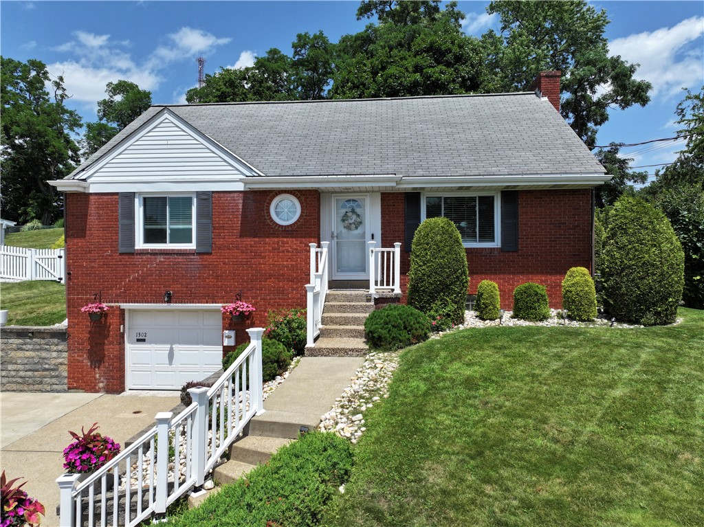 Exterior of 1302 Kirsopp Ave, Pittsburgh, PA 15220