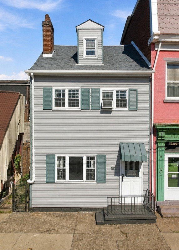 Exterior of 2207 Sarah Street, Pittsburgh, PA 15203