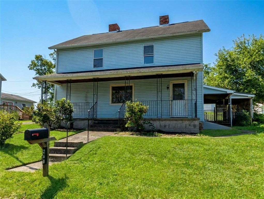 Exterior of 268 Poker Rd, Mt Pleasant, PA 15666